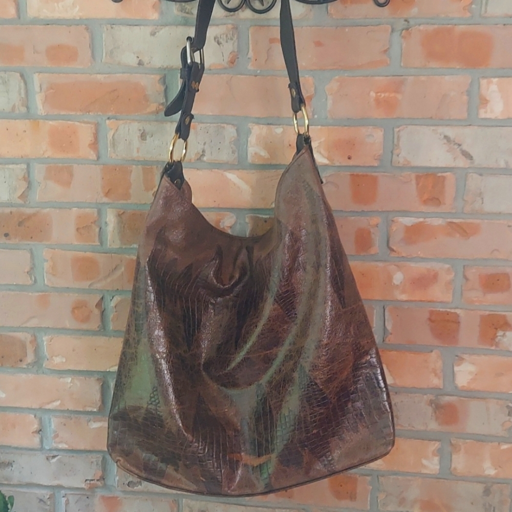 Pink Moon gorgeous leather large bag,great for BBW.Big beautiful women.